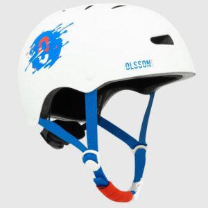 CASCO INFANTIL OLSSON SUPER HERO BLANCO S/M